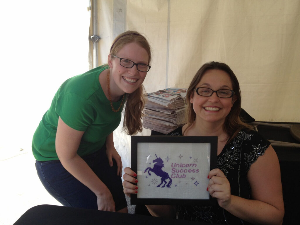 Unicorn Success Club Cross Stitch from Hugs are Fun