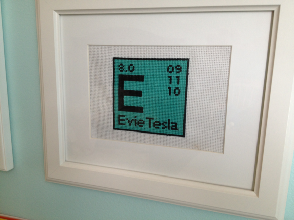 Evie Element Cross Stitch from Hugs are Fun