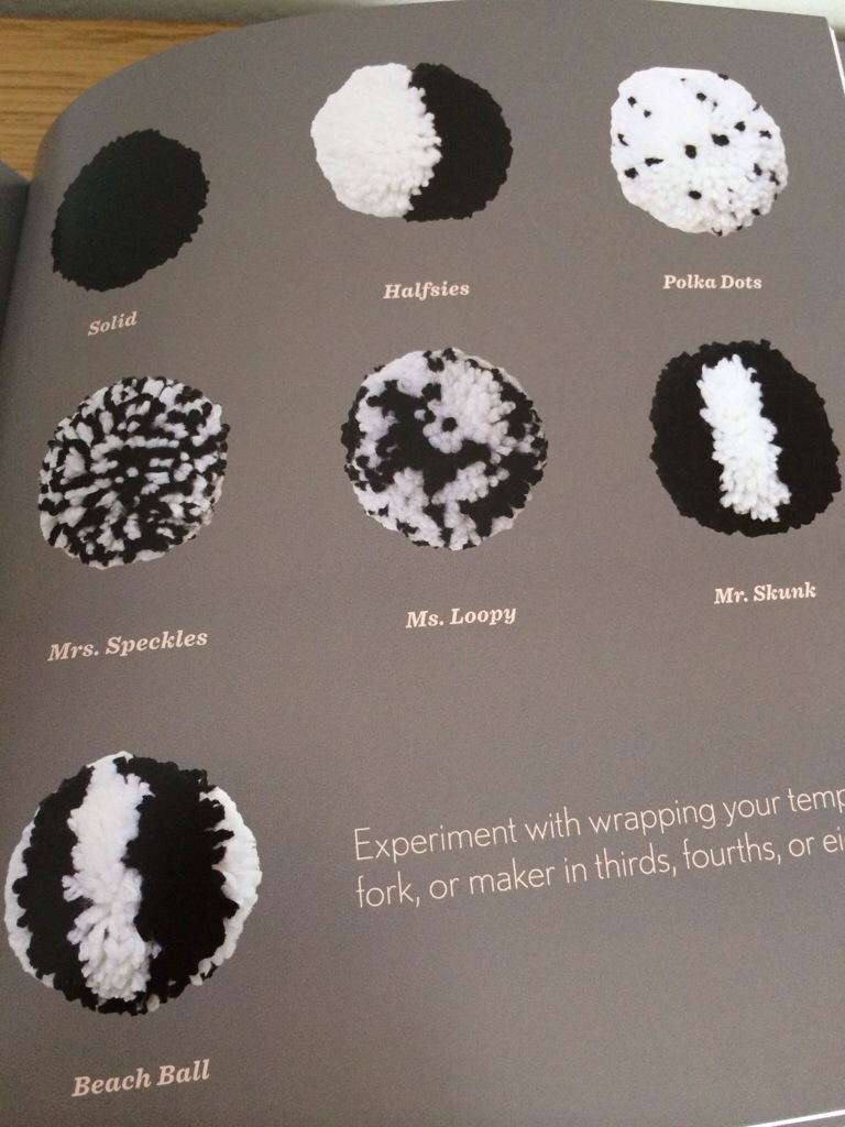 Pom-Poms! 25 Awesomely Fluffy Projects Book Review by Hugs are Fun