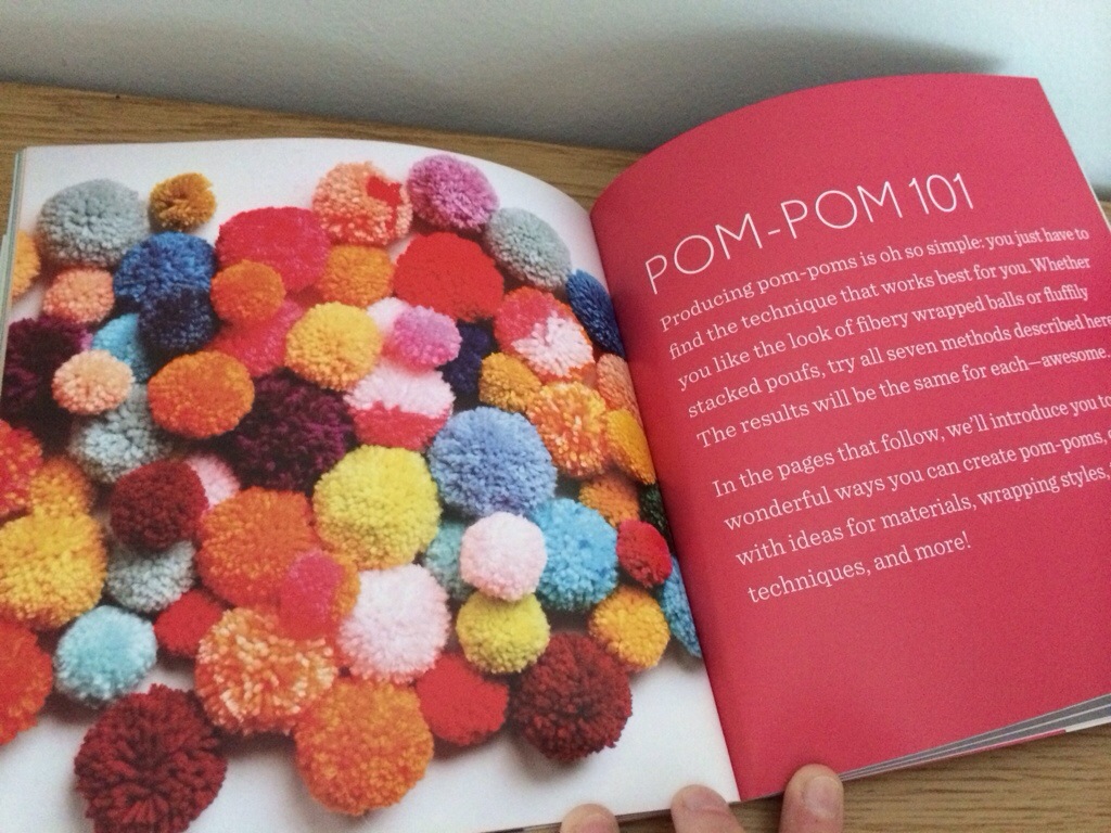 Pom-Poms! 25 Awesomely Fluffy Projects Book Review by Hugs are Fun