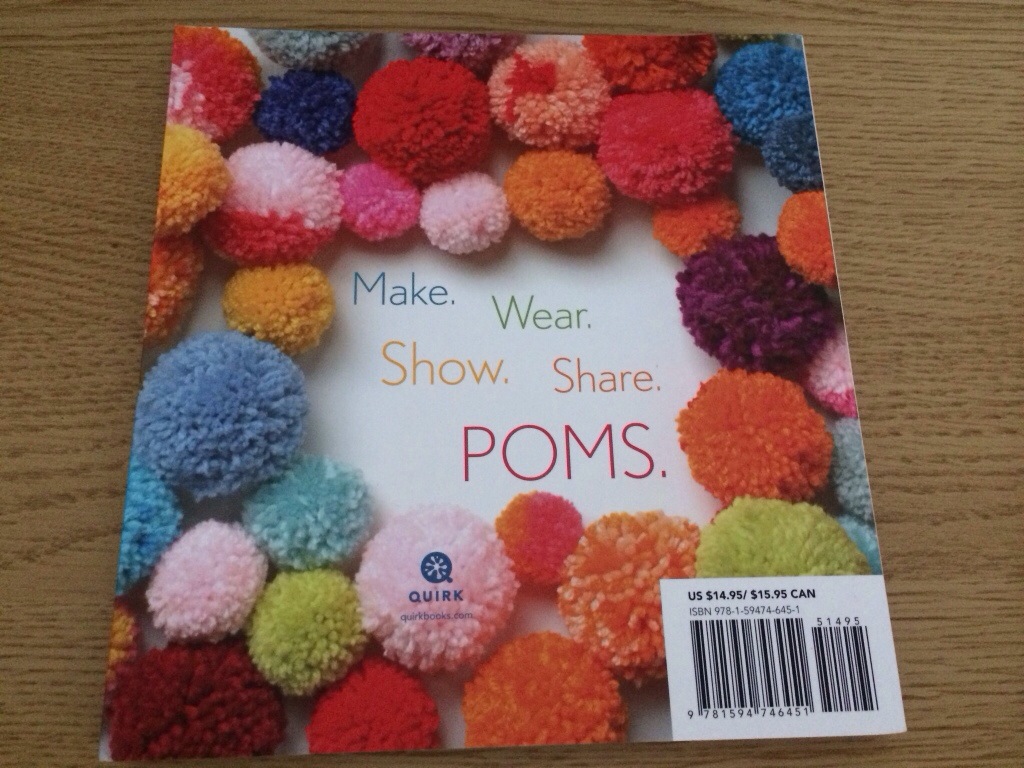Pom-Poms! 25 Awesomely Fluffy Projects Book Review by Hugs are Fun