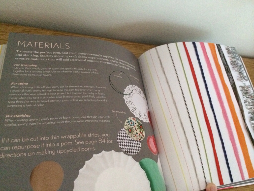 Pom-Poms! 25 Awesomely Fluffy Projects Book Review by Hugs are Fun