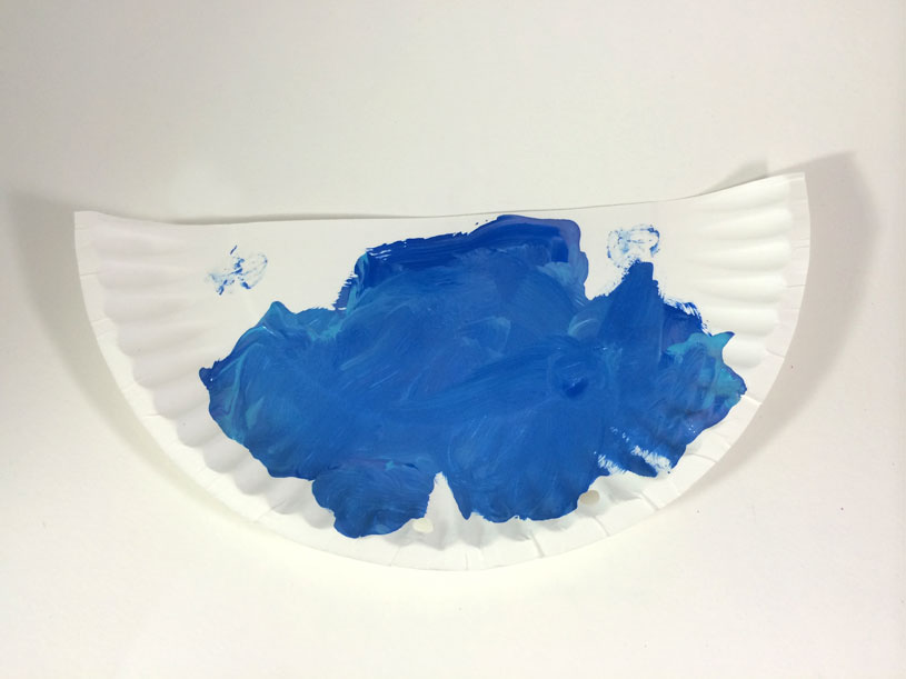 Toddler Craft - Paper Plate Bird by Hugs are Fun