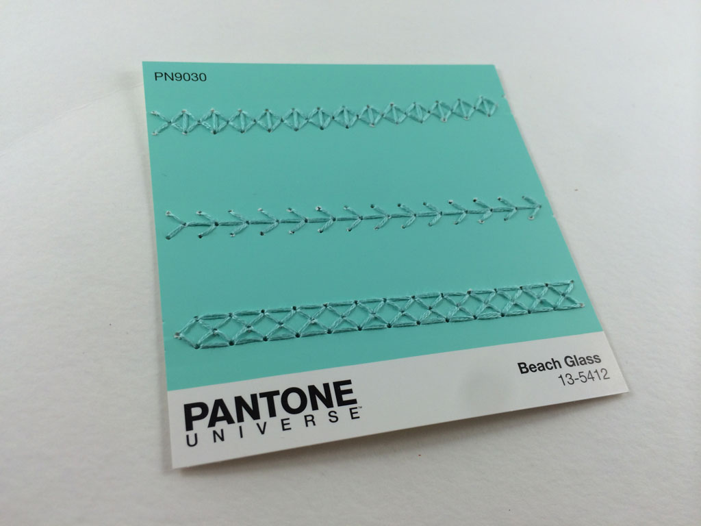 Pantone Paint Swatch Embroidery by Hugs are Fun