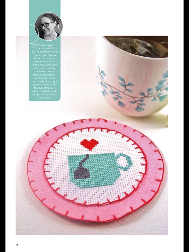 Hoop-La Magazine Tea Coaster by Hugs are Fun