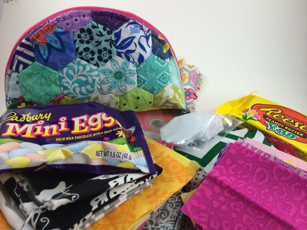 Rainbow Hexagon Pouch from Hugs are Fun