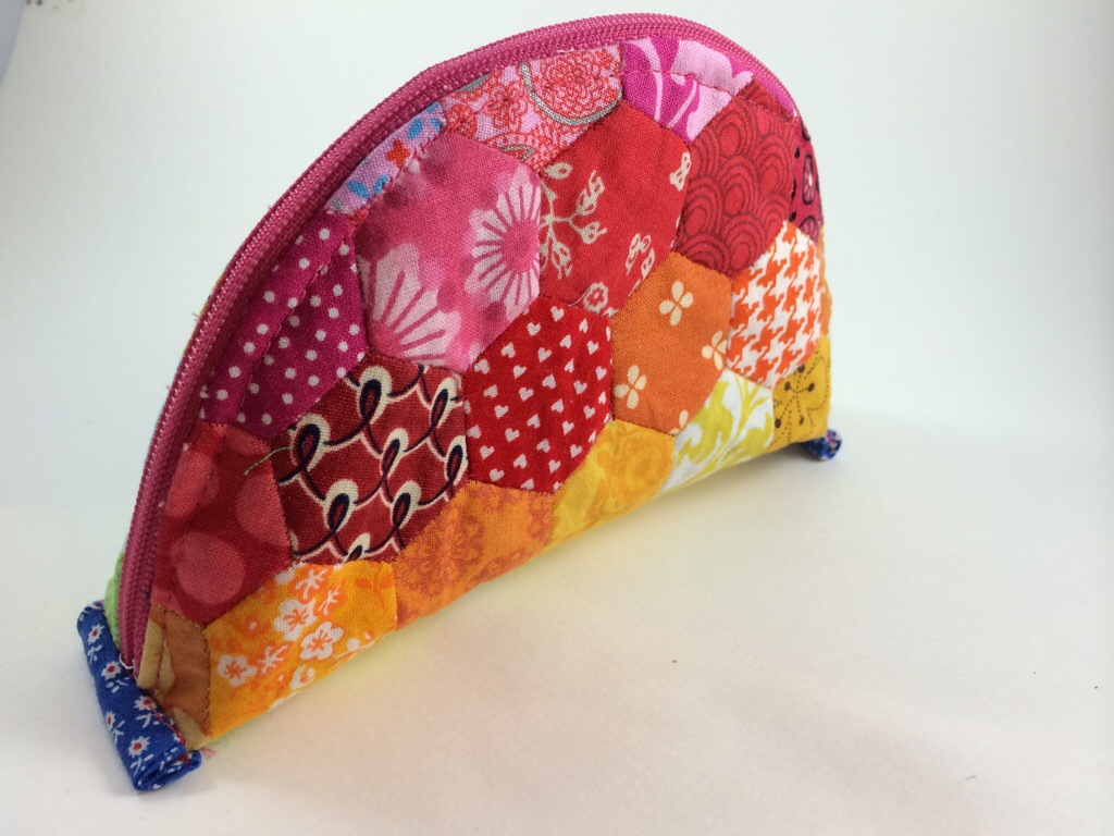 Rainbow Hexagon Pouch from Hugs are Fun