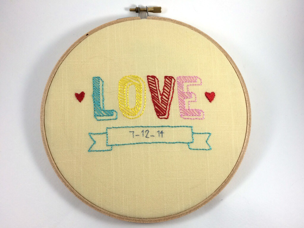 Laser Cut Recipe Box and Matching Embroidery from Hugs are Fun
