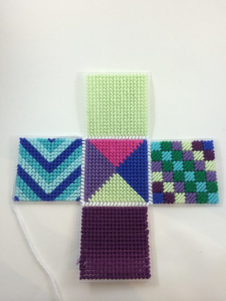 Plastic Canvas Baby Blocks by Hugs are Fun