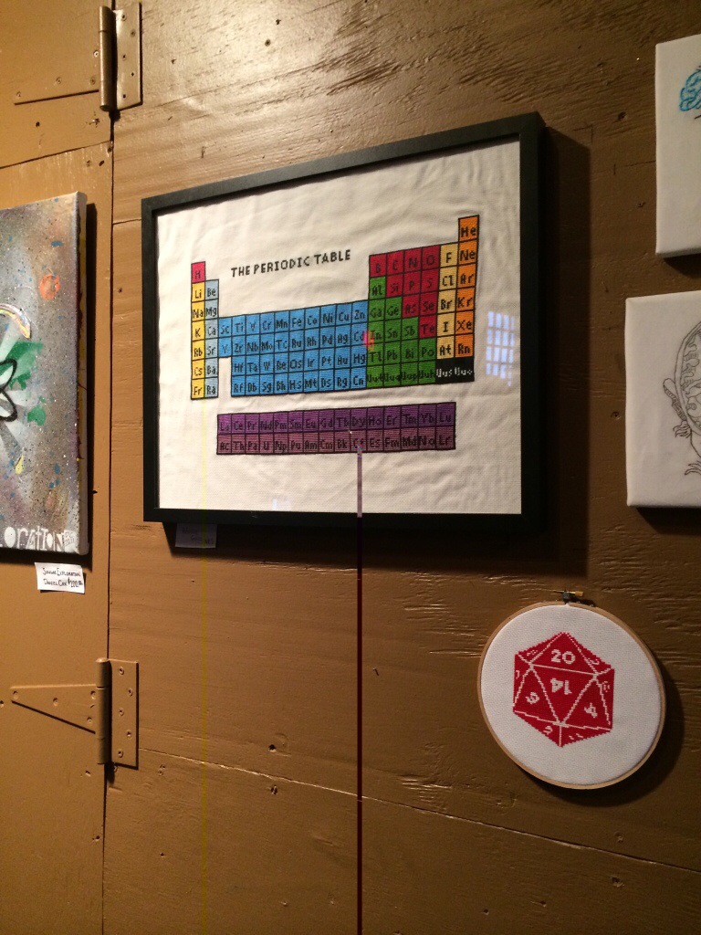 Artbar Geek Show Pieces by Hugs are Fun