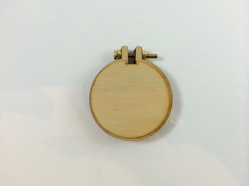 Finished Cross Stitch Pendant! By Hugs are Fun