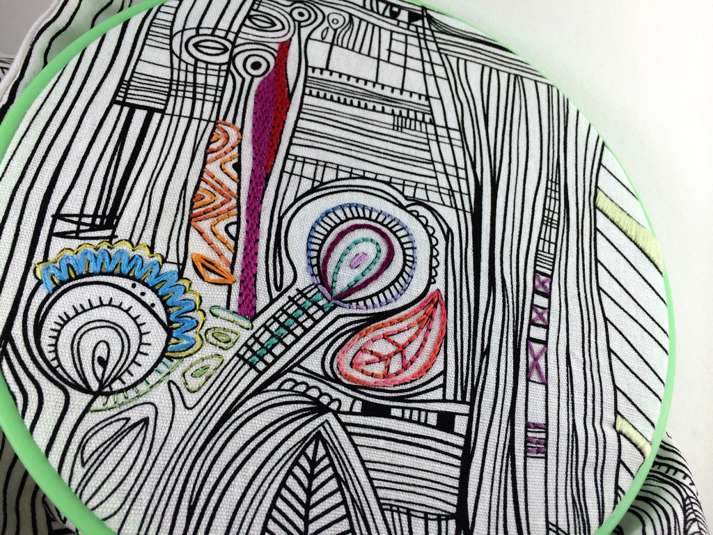 WIP Wednesday - Doodle Stitch Along by Hugs are Fun