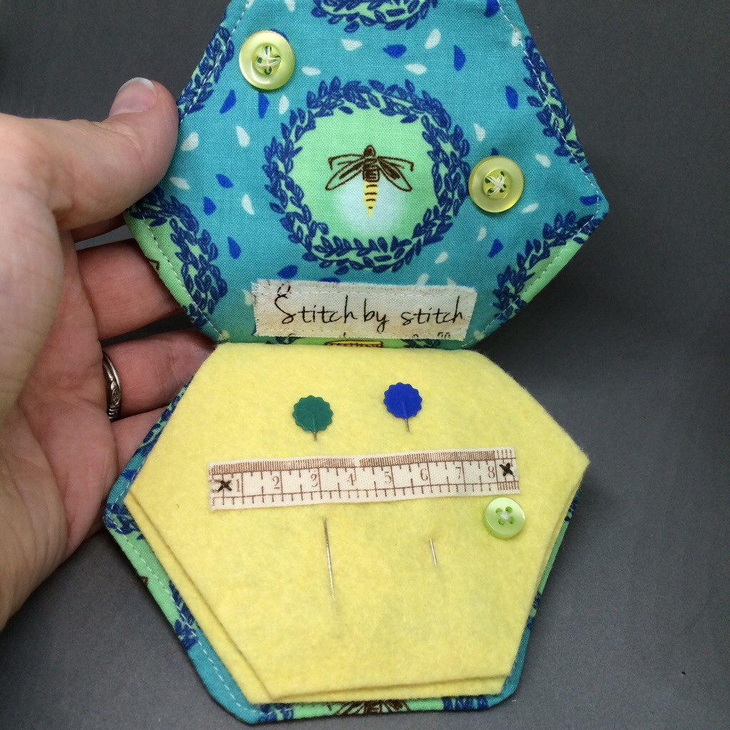Hugs are Fun - A Hexagon Firefly Needlebook