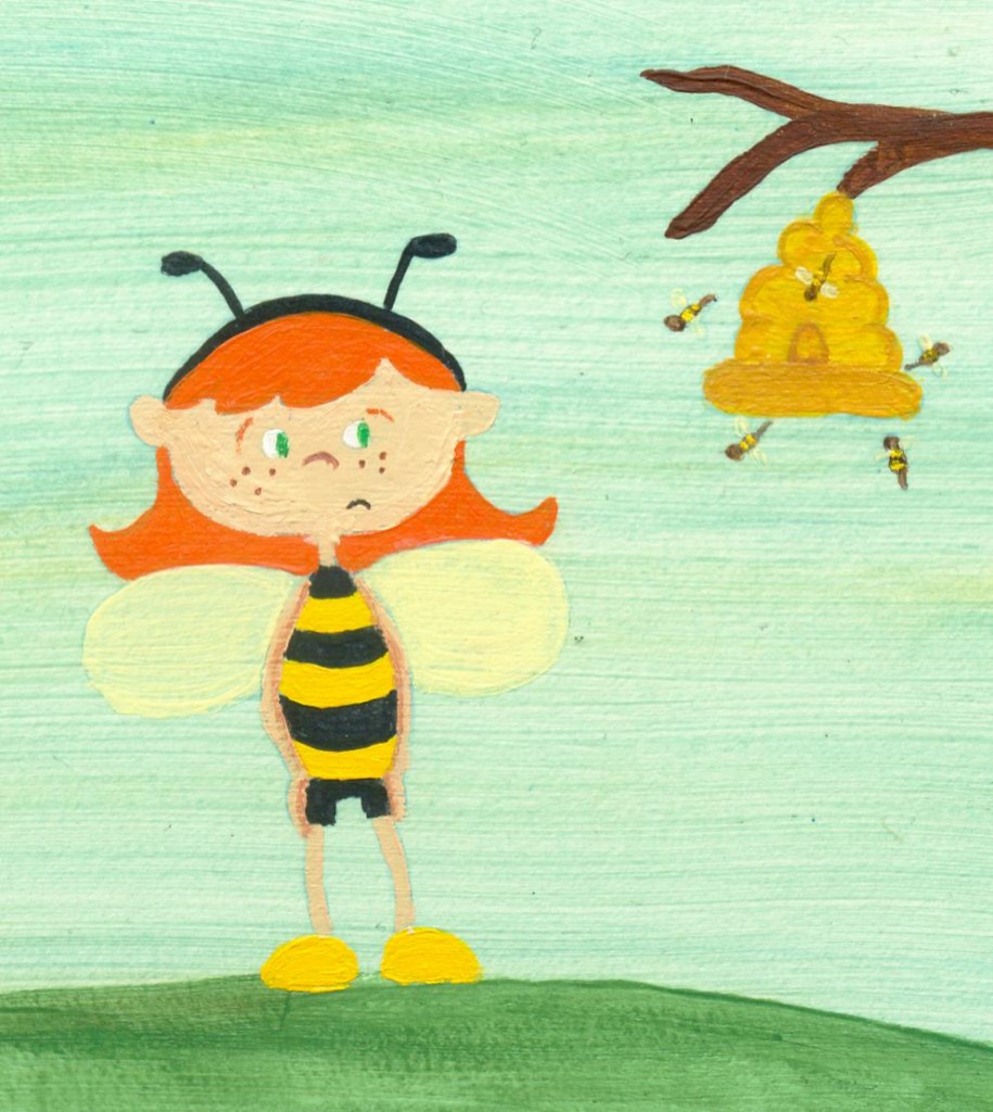 Bee Girl Illustration by Hugs are Fun