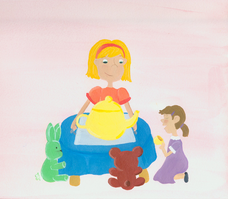 Tea Party Illustration by Hugs are Fun