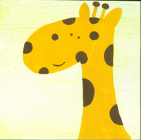 Giraffe Illustration by Hugs are Fun
