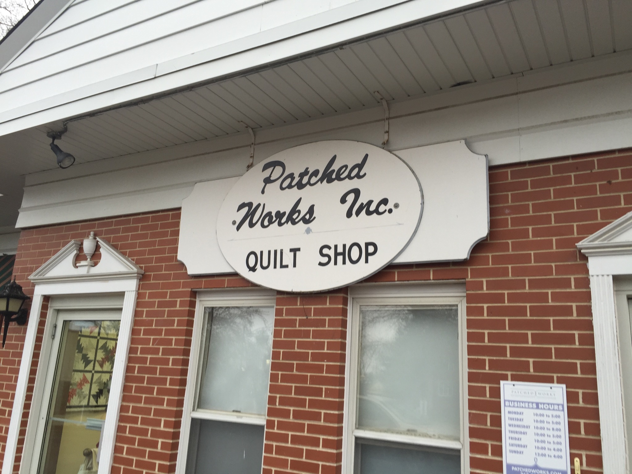 A Local Quilt Shop - Patched Works Inc. by Hugs are Fun