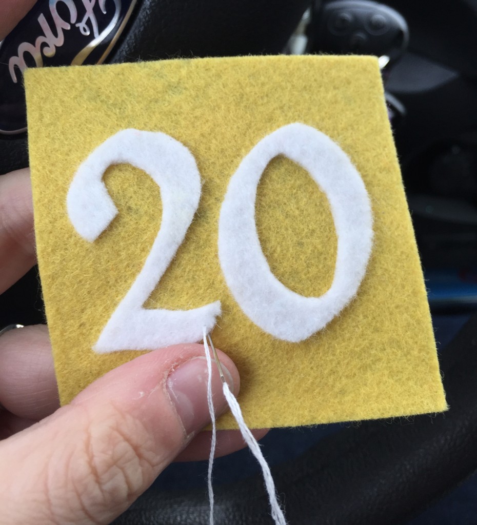 Modern Felt Advent Calendar Tutorial from Hugs are Fun