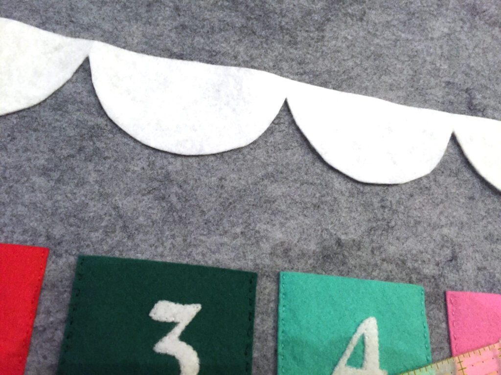 Modern Felt Advent Calendar Tutorial from Hugs are Fun