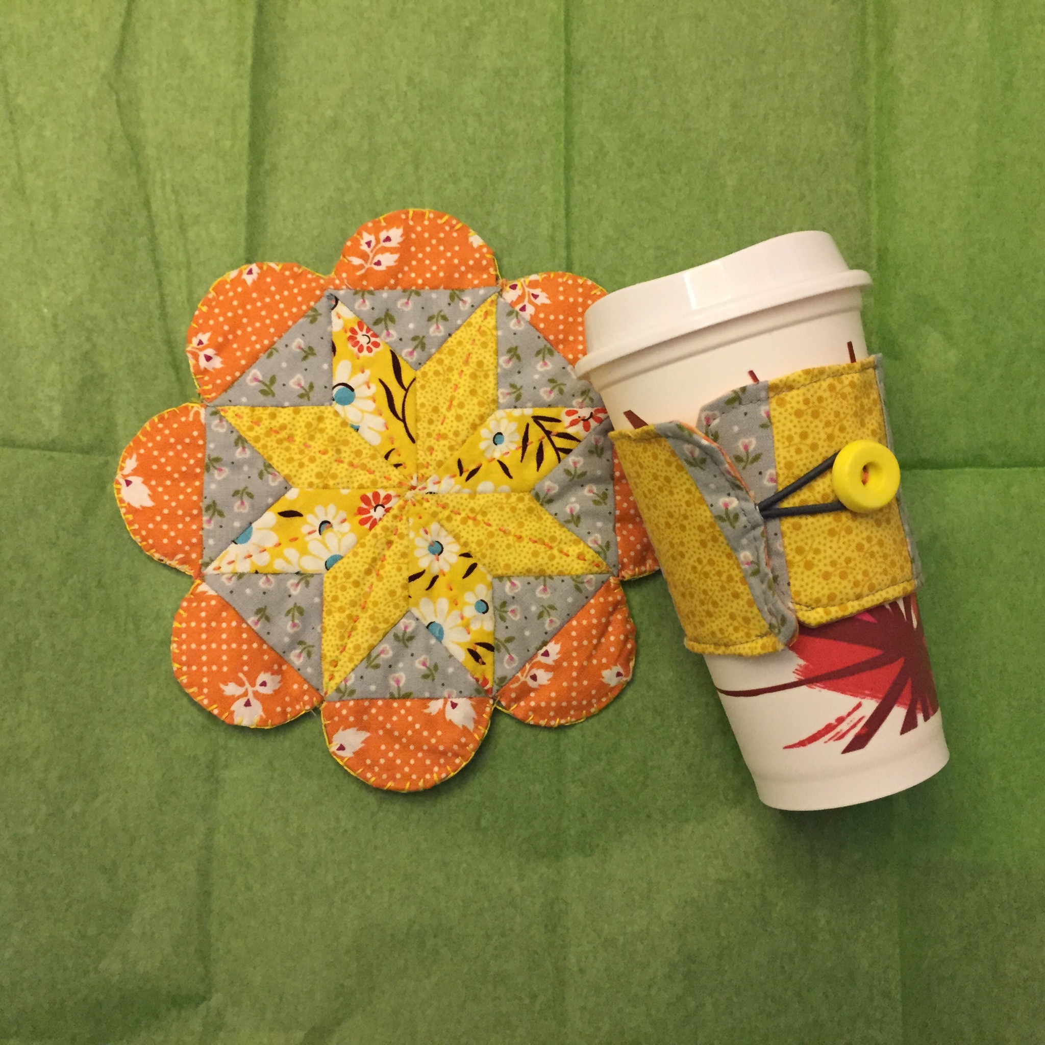 FlowerPOW Mug Rug Gift Set from Hugs are Fun