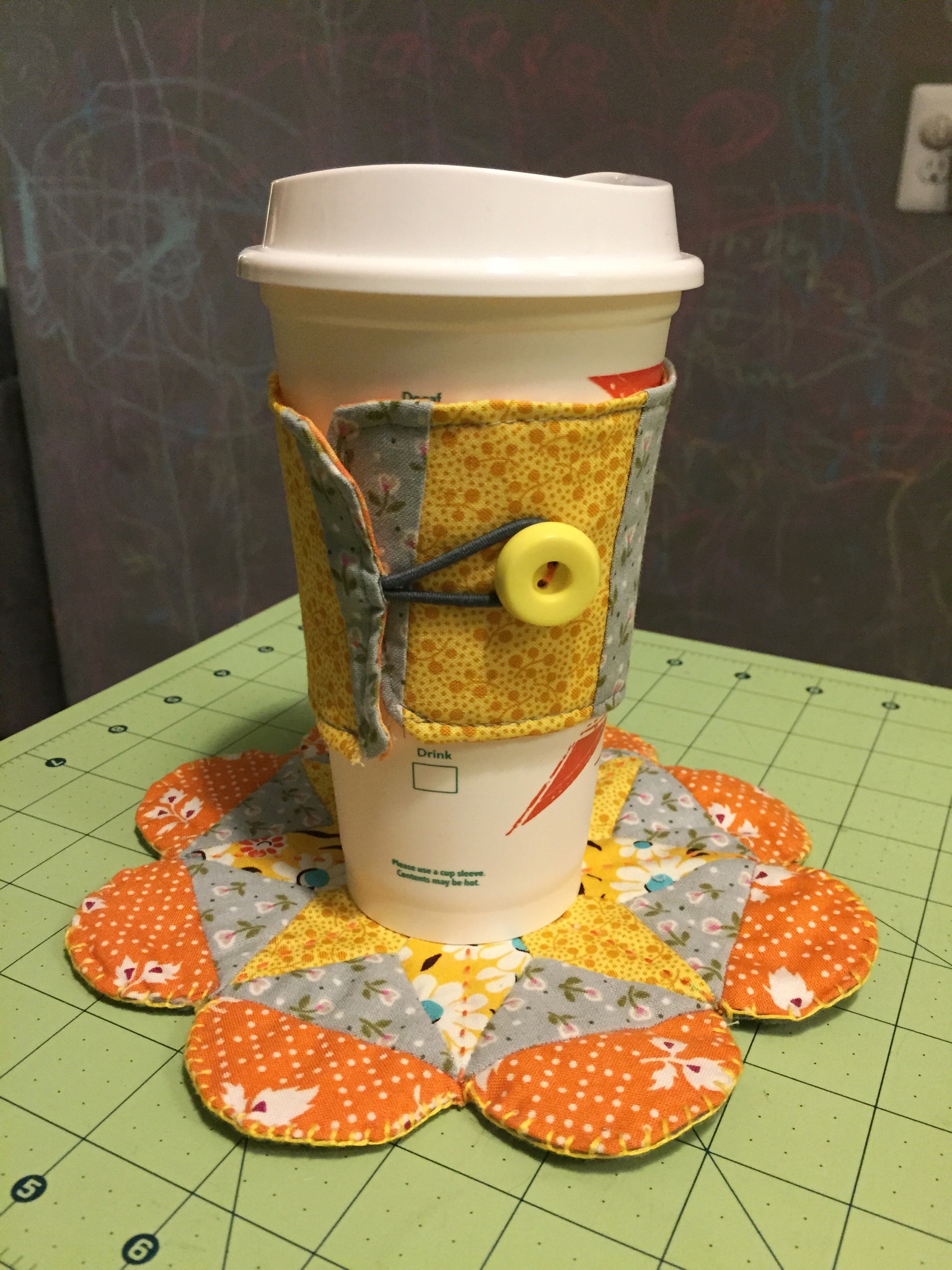 FlowerPOW Mug Rug Gift Set from Hugs are Fun