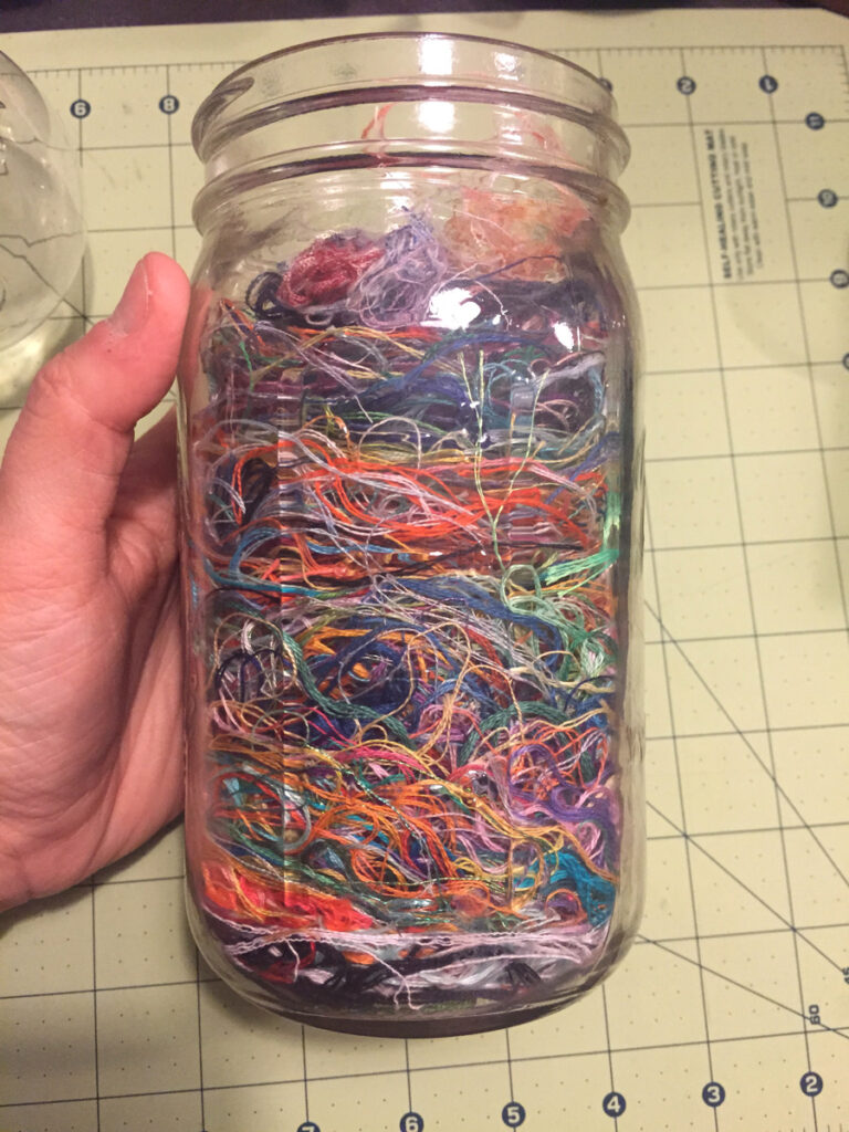 Embroidery Floss Ornaments from Hugs are Fun