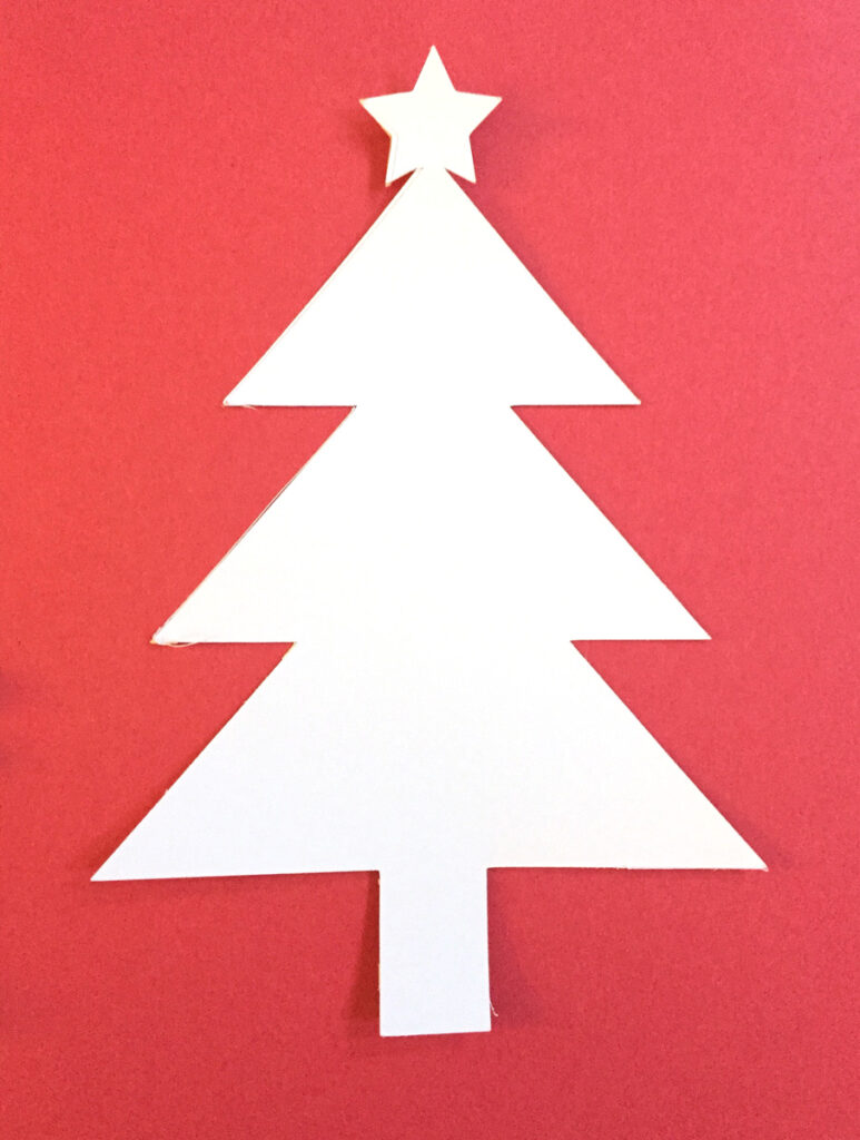 Silhouette Pom Pom Christmas Tree from Hugs are Fun