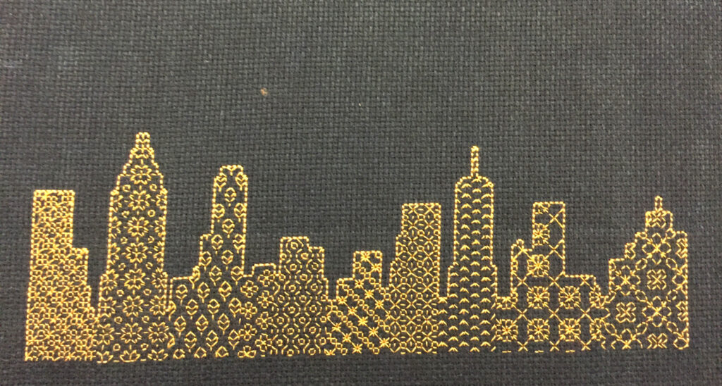 Gifts I Made - New York Cross Stitches from Hugs are Fun