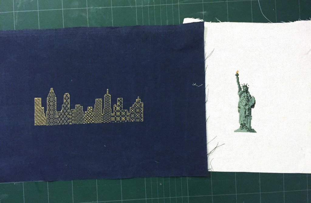 Gifts I Made - New York Cross Stitches from Hugs are Fun
