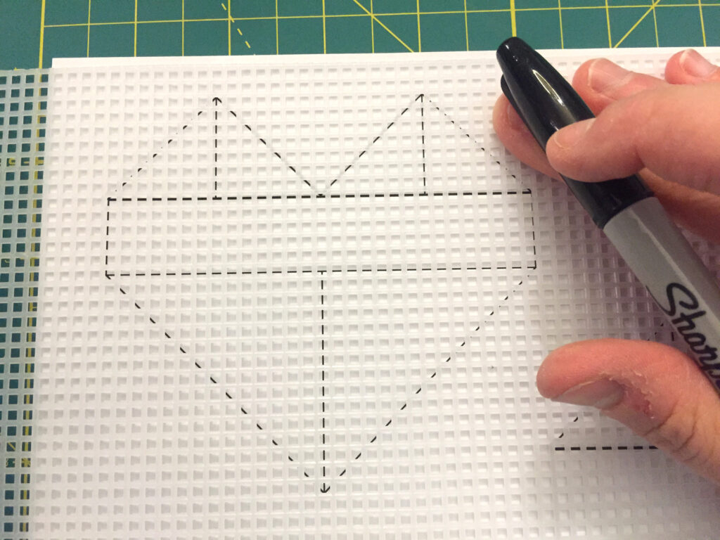 Plastic Canvas Valentine's Box Pattern & Tutorial from Hugs are Fun