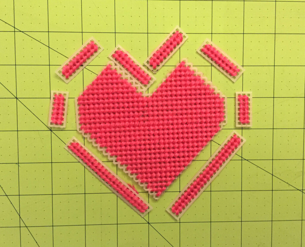 Plastic Canvas Valentine's Box Pattern & Tutorial from Hugs are Fun