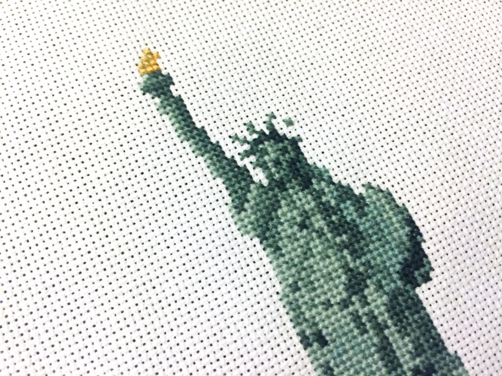 Gifts I Made - New York Cross Stitches from Hugs are Fun
