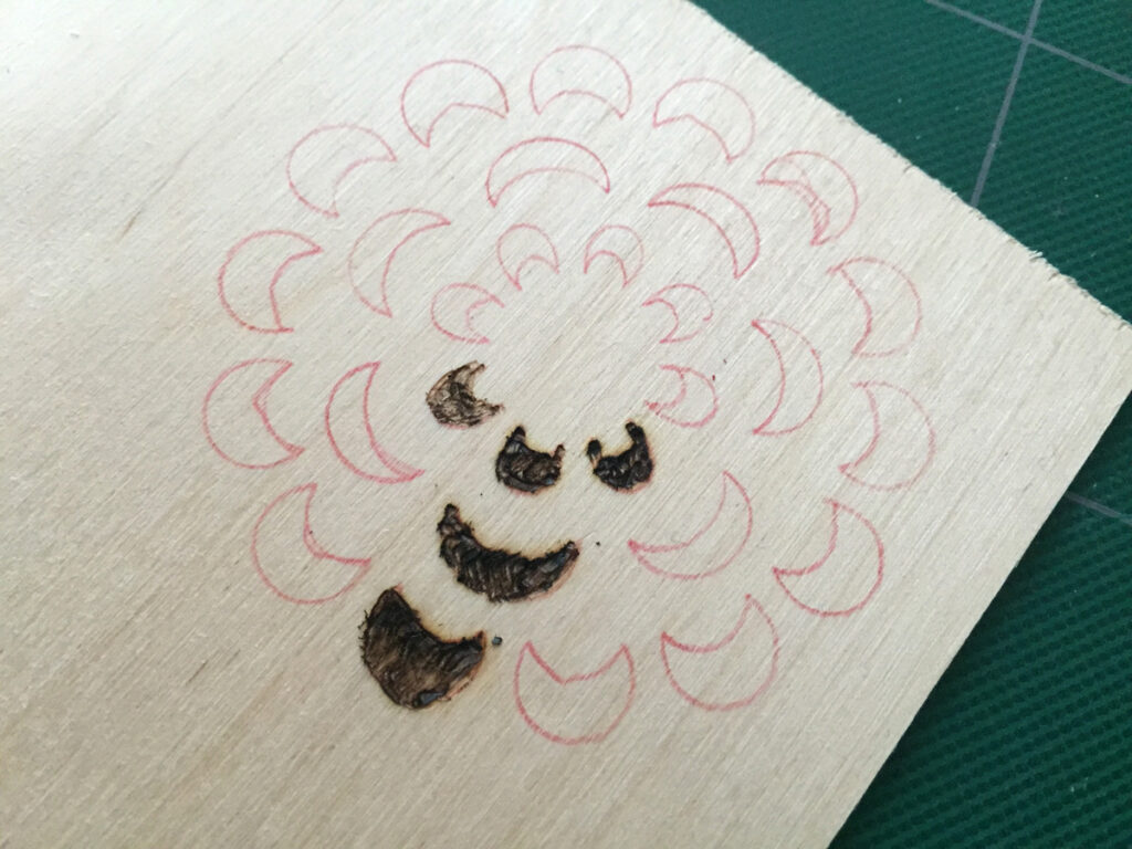 January TSNEM - Woodburning from Hugs are Fun