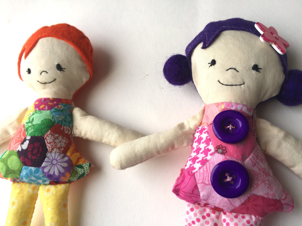 WIP Finish - Josephine Dolls from Hugs are Fun