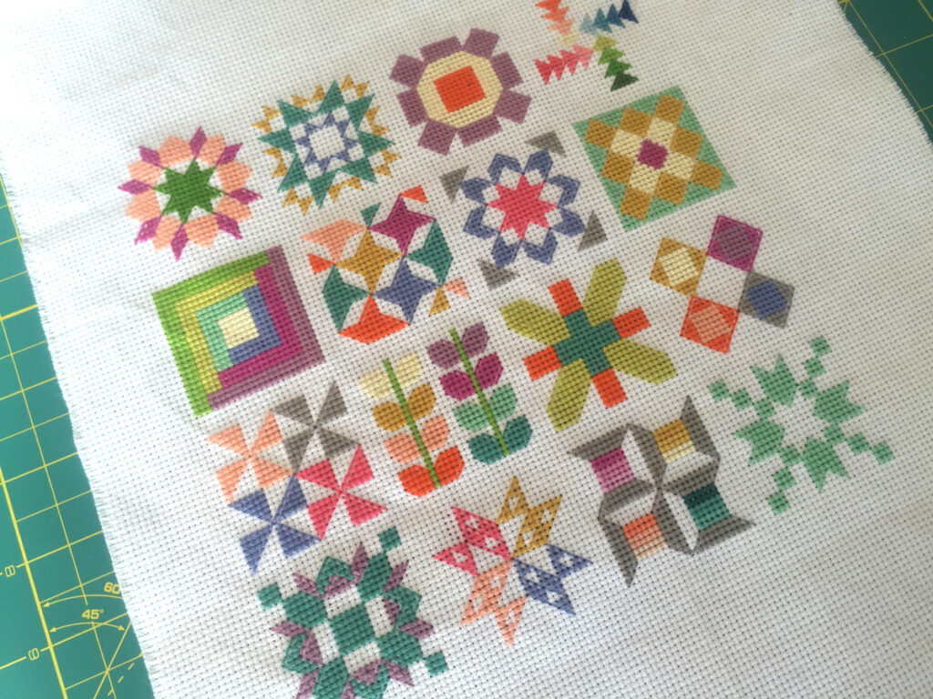Quilty Stitches Sampler from Hugs are Fun