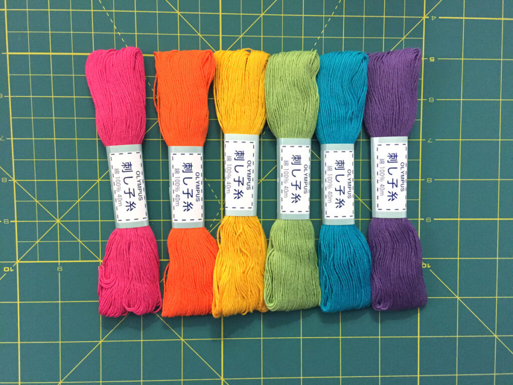 February TSNEM - Sashiko Embroidery from Hugs are Fun