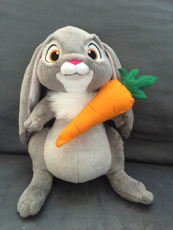 Felt Plush Carrot Pattern from Hugs are Fun