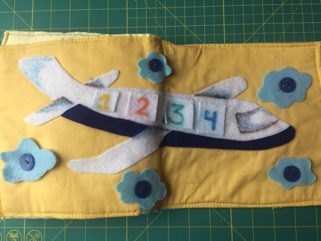 Airplane Busy Book from Hugs are Fun