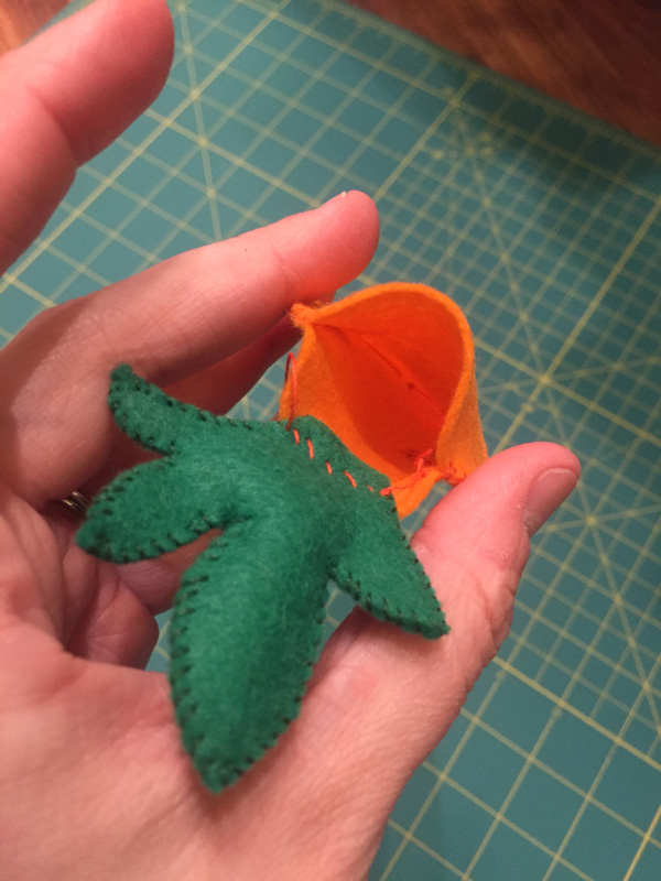 Felt Plush Carrot Pattern from Hugs are Fun