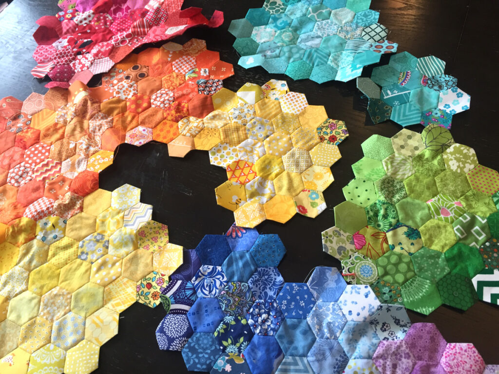 Rainbow Quilt Update! from Hugs are Fun