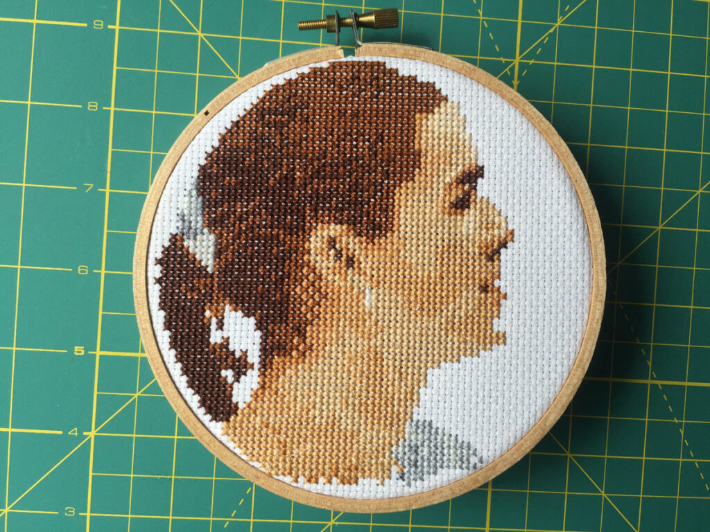Tonya Harding and Nancy Kerrigan Cross Stitches from Hugs are Fun