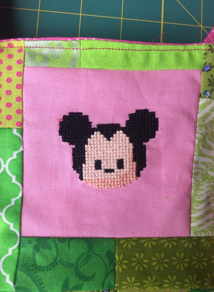Mickey Tsum Tsum Cross Stitch from Hugs are Fun