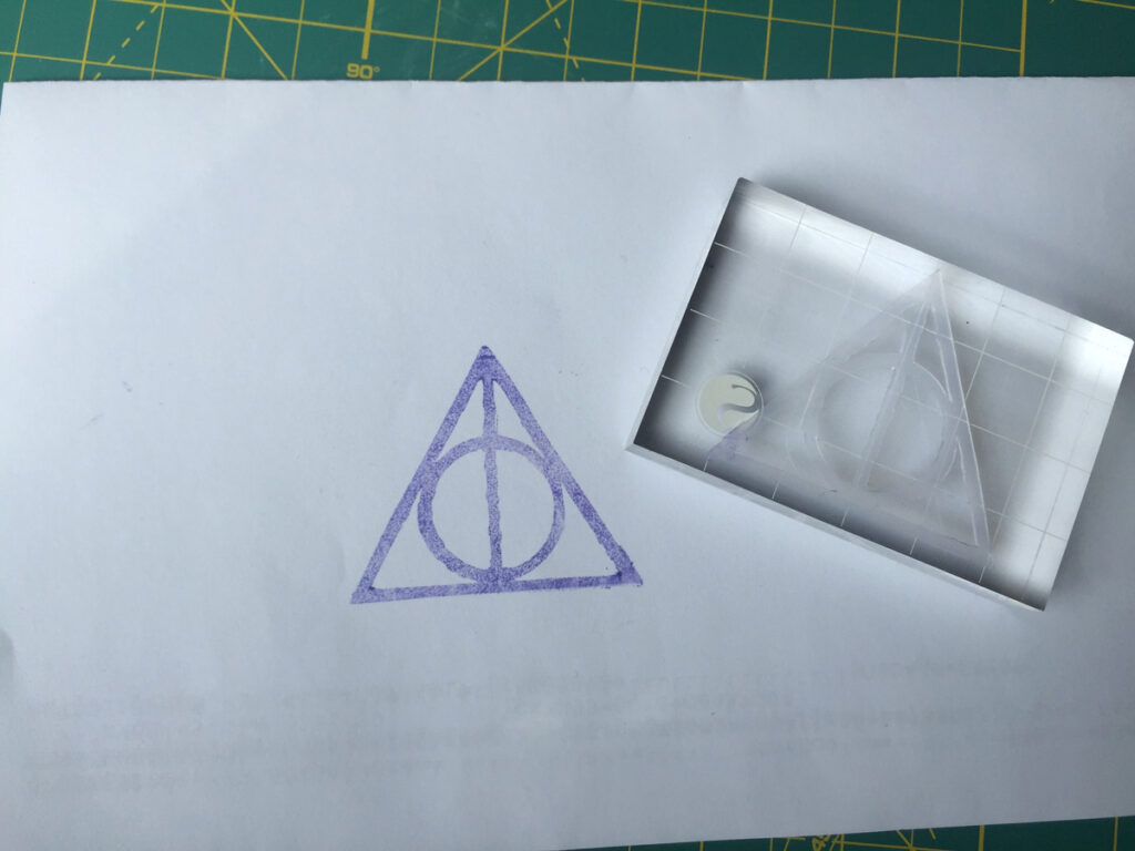 Deathly Hallows Stamp from Hugs are Fun
