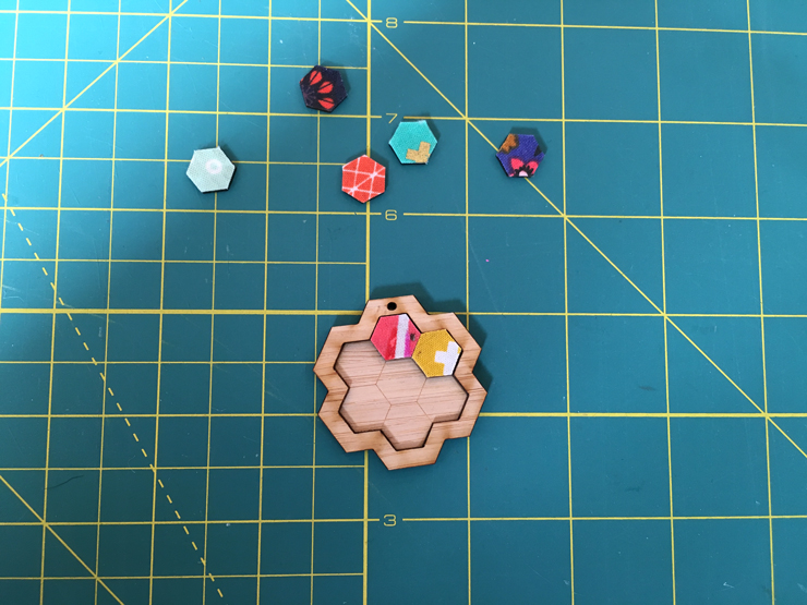 How To Assemble a Laser Cut Hexie Necklace from Hugs are Fun