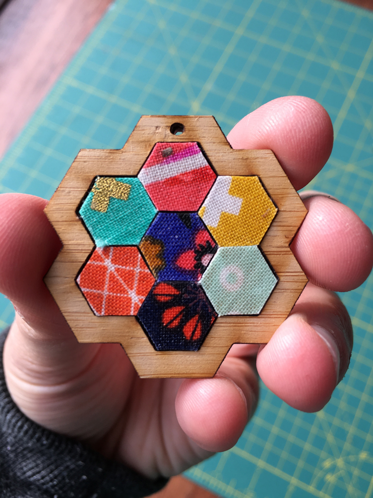 How To Assemble a Laser Cut Hexie Necklace from Hugs are Fun