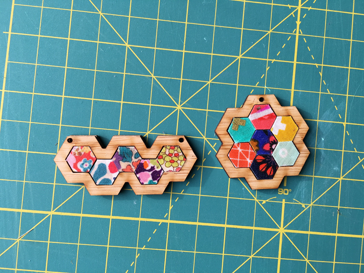 How To Assemble a Laser Cut Hexie Necklace from Hugs are Fun