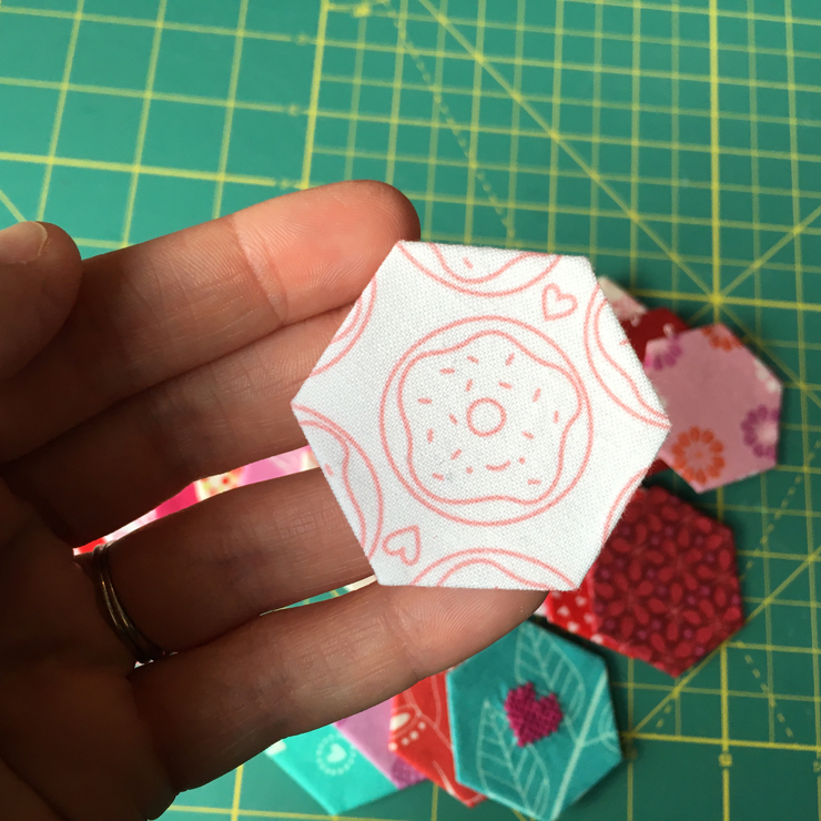 A Reverse Appliqué Heart from Hugs are Fun