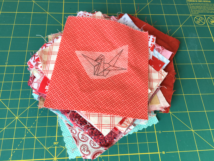 1000 Crane Quilt - Where I'm At