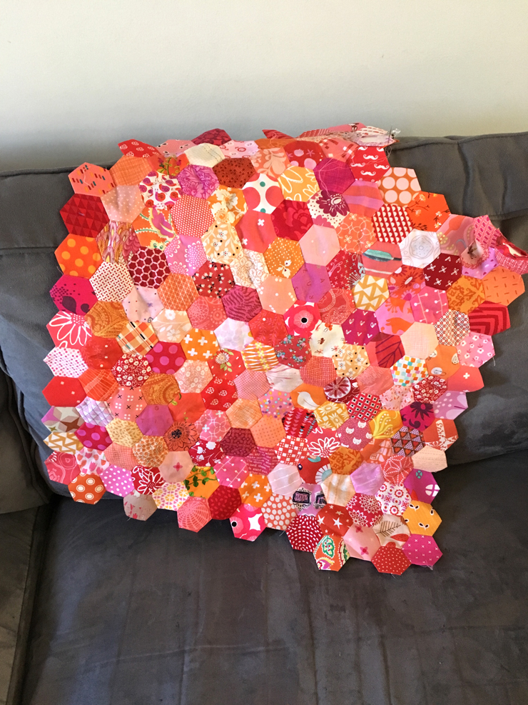Project Starter's Anonymous - Another Hexie Quilt from Hugs are Fun